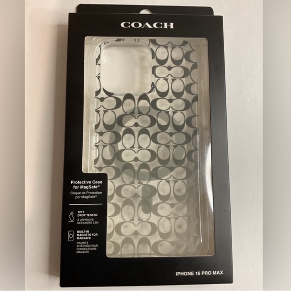 COACH IPHONE 16 PRO MAX PROTECTIVE CASE - Picture 1 of 6